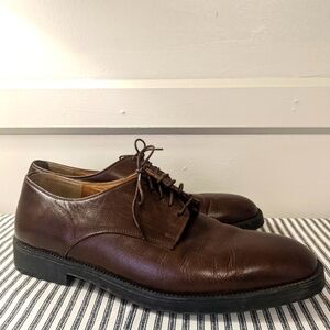 Brooks Brothers Men's Brown Leather Oxfords Salinger Size 9‎